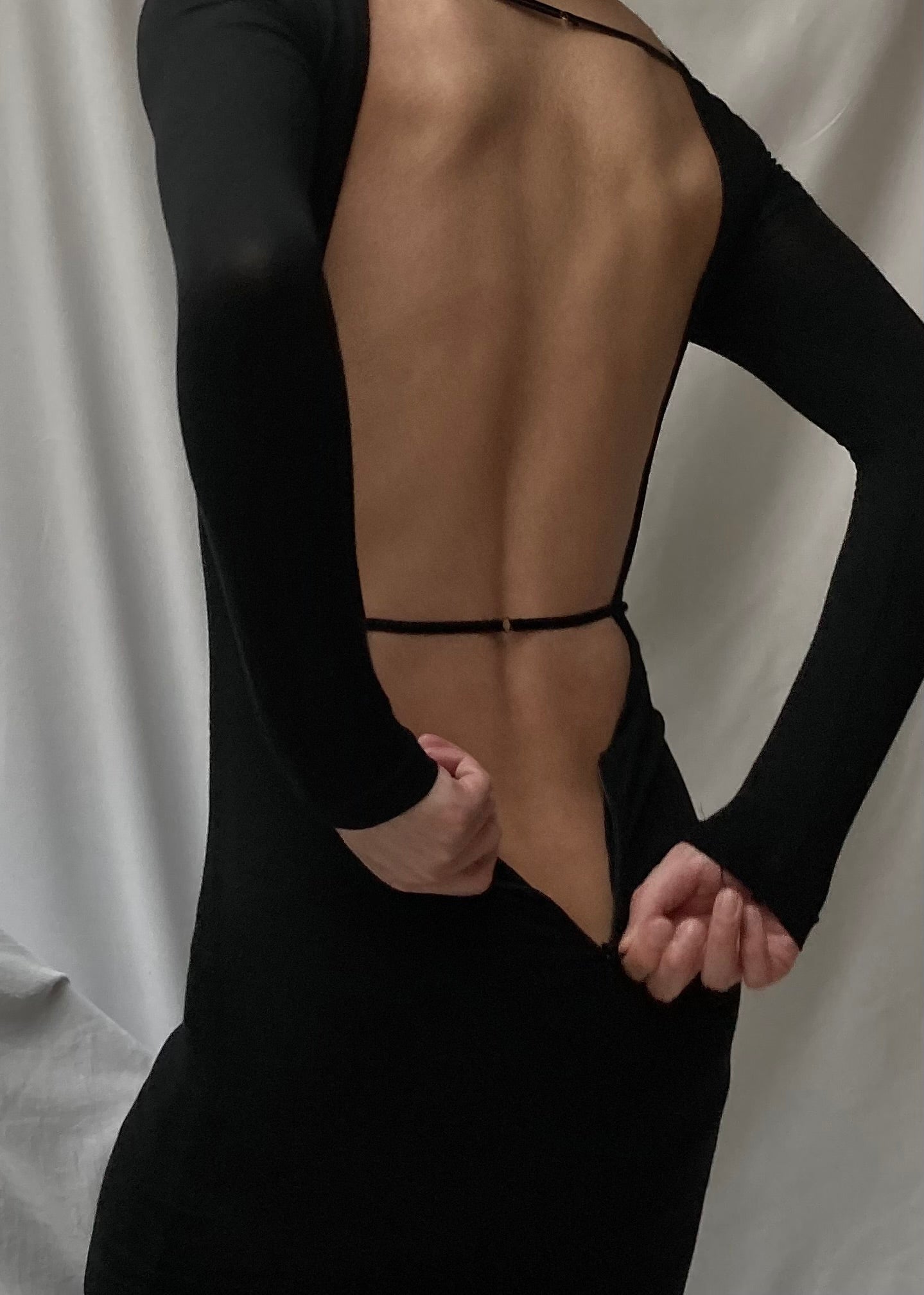 Open-back Long Dress